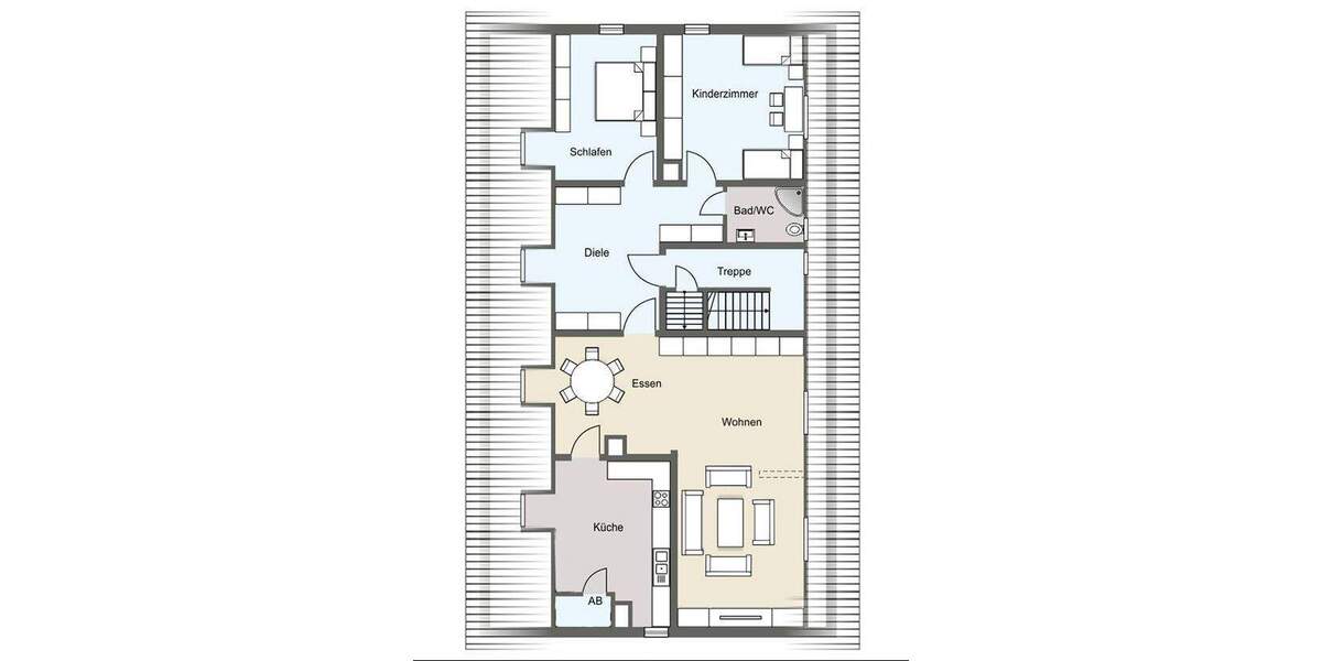 Etagenwohnung Bamberg Am Bruderwald - 3 Zimmer, 95 m&sup2;, 1.250&euro; | Angebot:24460283