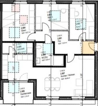 Etagenwohnung Lotte Büren - 4 Zimmer, 103 m&sup2;, 1.236&euro; | Angebot:26684072