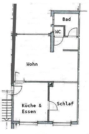 Erdgeschoßwohnung Karlsruhe Grötzingen - 2 Zimmer, 57 m&sup2;, 580&euro; | Angebot:26043192