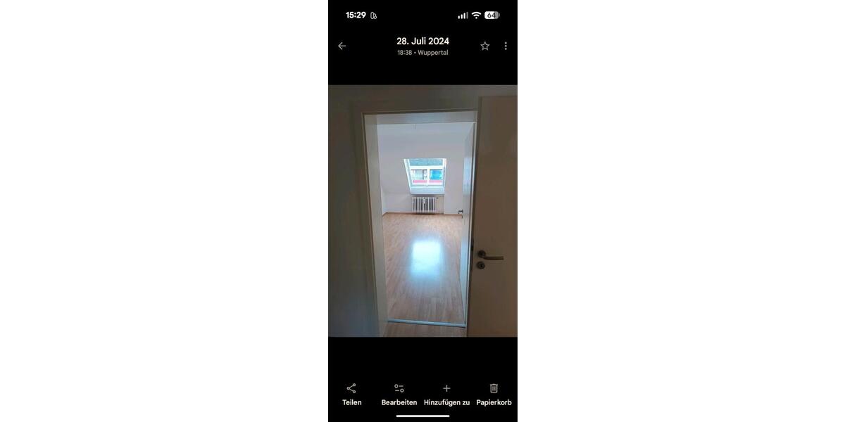 Etagenwohnung Wuppertal Elberfeld - 3 Zimmer, 59 m&sup2;, 485&euro; | Angebot:24473879