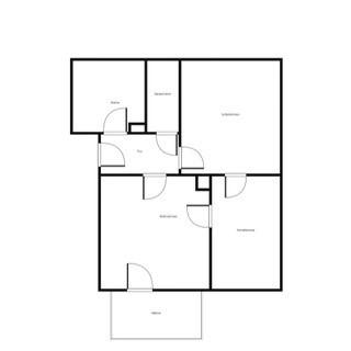 Erdgeschoßwohnung Oberndorf am Neckar - 3 Zimmer, 64 m&sup2;, 580&euro; | Angebot:24374190