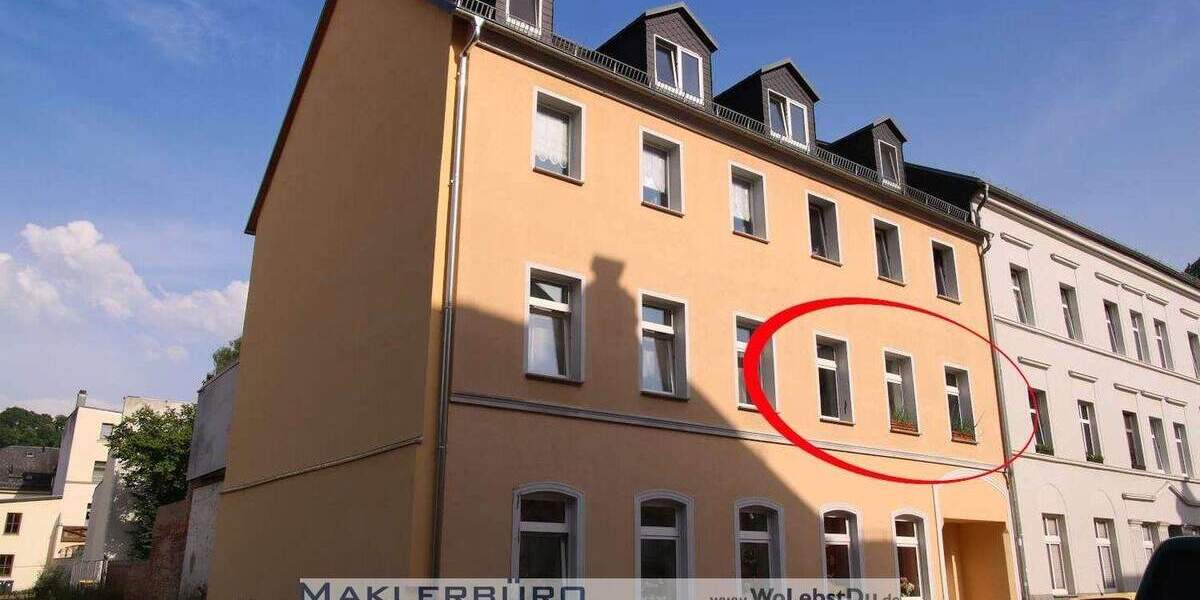 Etagenwohnung Greiz Irchwitz - 2 Zimmer, 34 m&sup2;, 230&euro; | Angebot:24722810