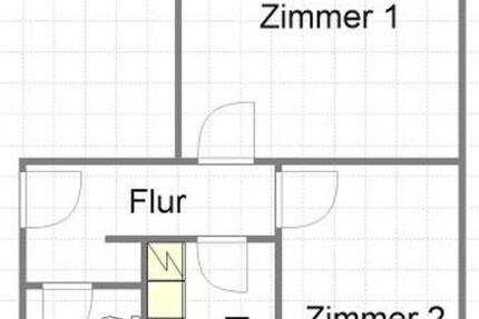 Kassel Zentrum: 2ZKBB, ruhige Lage zimmer