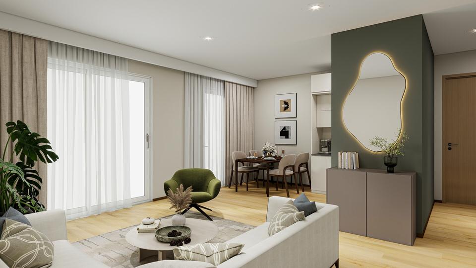 Etagenwohnung Sanitz - 2 Zimmer, 67 m&sup2;, 972&euro; | Angebot:23254442