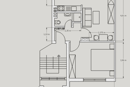 Ruhig gelegene 2. Zimmerwohnung in Beckum zimmer