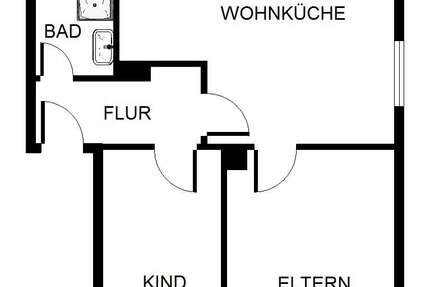 Wohnung Bergkamen Weddinghofen - 3 Zimmer, 50 m&sup2;, 399&euro; | Angebot:27235691
