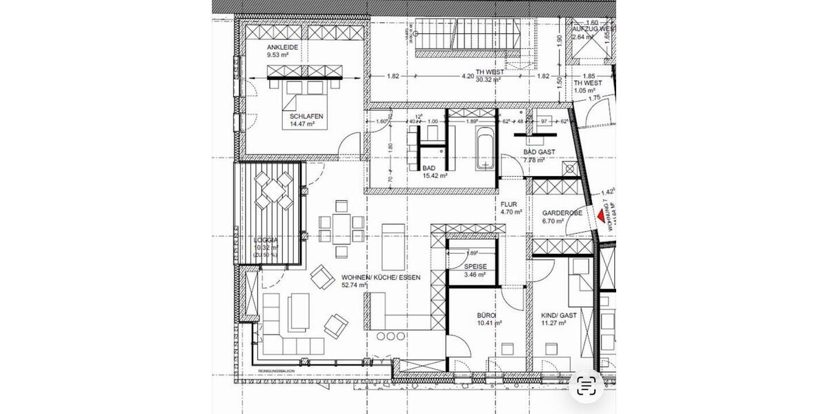 Etagenwohnung Amberg - 4 Zimmer, 146 m&sup2;, 1.990&euro; | Angebot:26544050