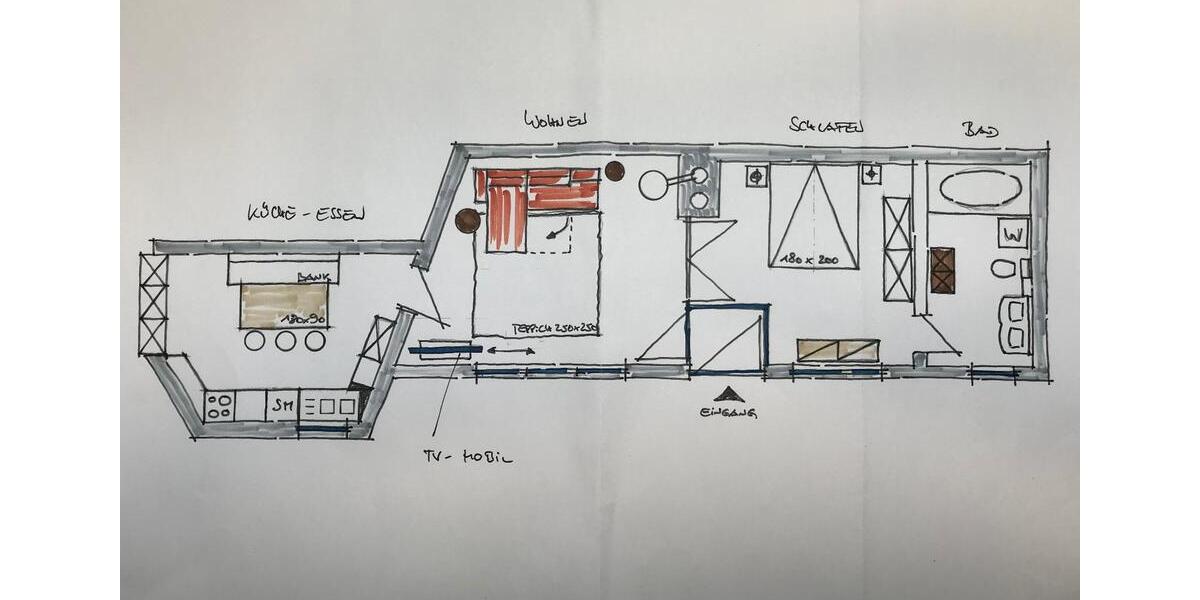 Wohnen auf Zeit Erlenbach am Main - 2 Zimmer, 63 m&sup2;, 65&euro; | Angebot:26179098