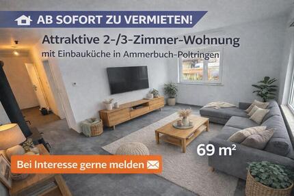 Wohnung Ammerbuch - 3 Zimmer, 69 m&sup2;, 990&euro; | Angebot:25238701