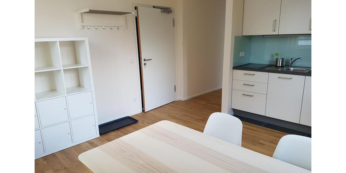 Möb. 2-Zimmer-Appartement in Niedrigenergie-Mehrparteienhaus zu vermieten 2 zimmer