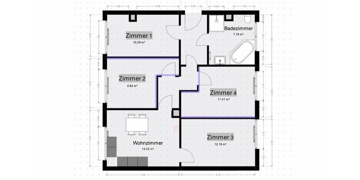 Wohnen auf Zeit Darmstadt Darmstadt-Nord - 4 Zimmer, 70 m&sup2;, 395&euro; | Angebot:26661318