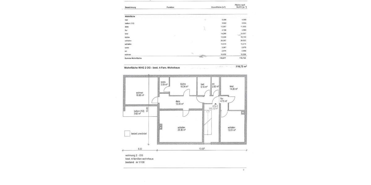 Etagenwohnung Kirkel - 4.5 Zimmer, 117 m&sup2;, 1.075&euro; | Angebot:26039181