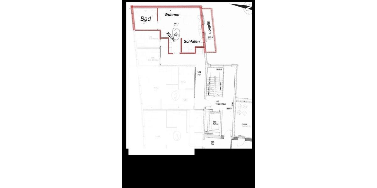 Etagenwohnung Stralsund - 1 Zimmer, 51 m&sup2;, 500&euro; | Angebot:26004981