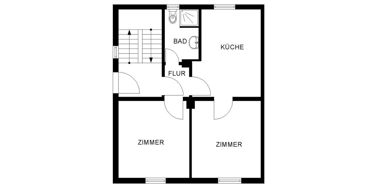 Etagenwohnung Pulheim - 2 Zimmer, 42 m&sup2;, 465&euro; | Angebot:26700827