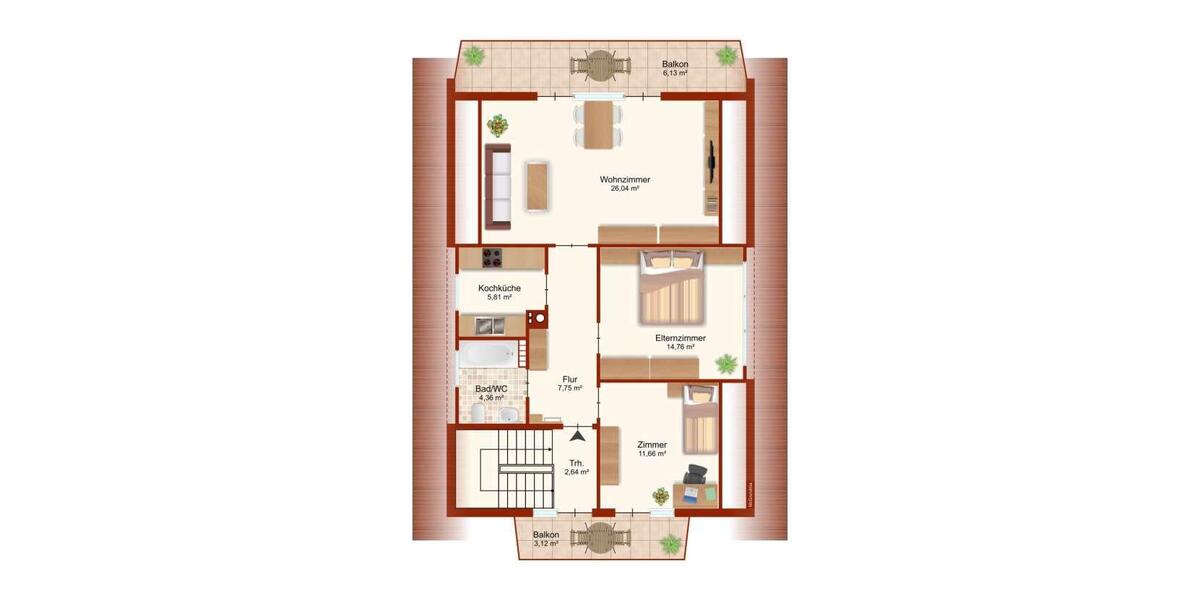 3-Zimmer-Wohnung in Badenweiler 3 zimmer