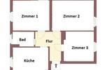 Etagenwohnung Arnsdorf - 3 Zimmer, 67 m&sup2;, 552&euro; | Angebot:25782398
