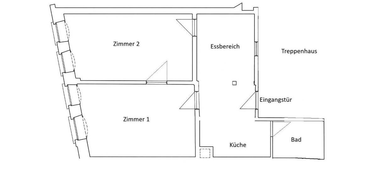 Etagenwohnung Bamberg Am Bruderwald - 2 Zimmer, 59 m&sup2;, 750&euro; | Angebot:26399563