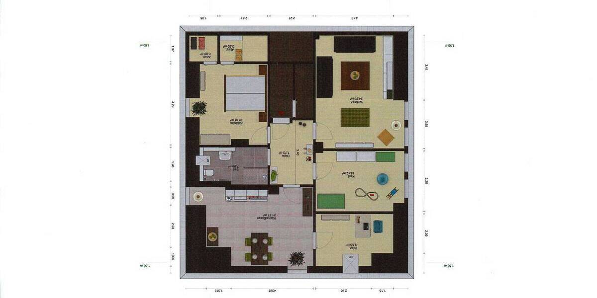 Etagenwohnung Meschede - 3 Zimmer, 106 m&sup2;, 700&euro; | Angebot:26471287