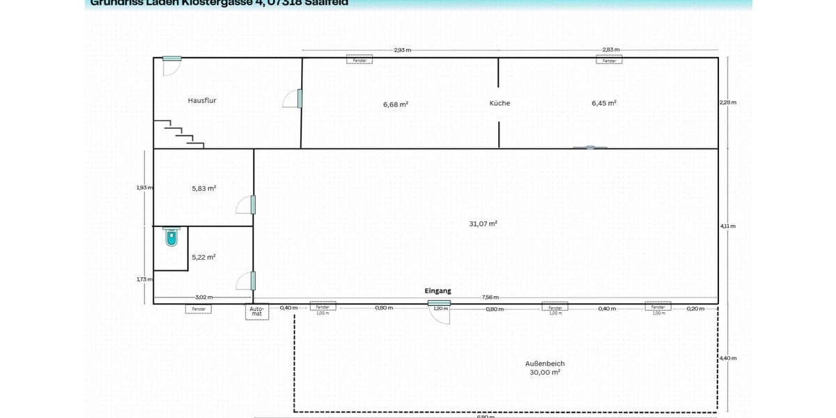 Gewerbeobjekt Saalfeld (Saale) - 440&euro; | Angebot:24253256