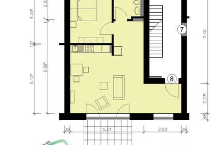 Wohnung zum Mieten in Heide 760 € 60.08 m² 2 zimmer