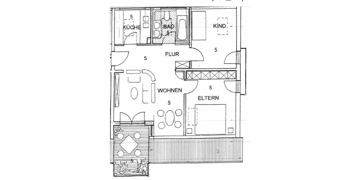Dachgeschoßwohnung Dinkelsbühl - 3 Zimmer, 60 m&sup2;, 600&euro; | Angebot:24840840
