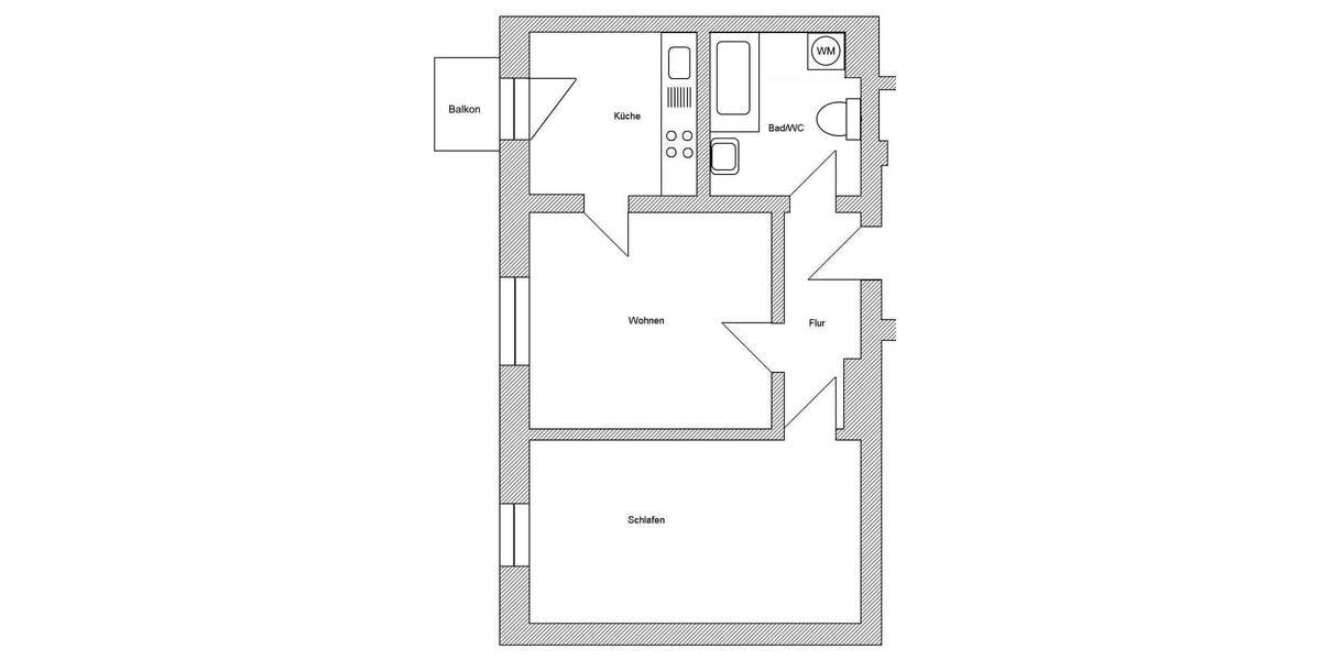 Etagenwohnung München Untergiesing-Harlaching - 2 Zimmer, 50 m&sup2;, 1.059&euro; | Angebot:26037566