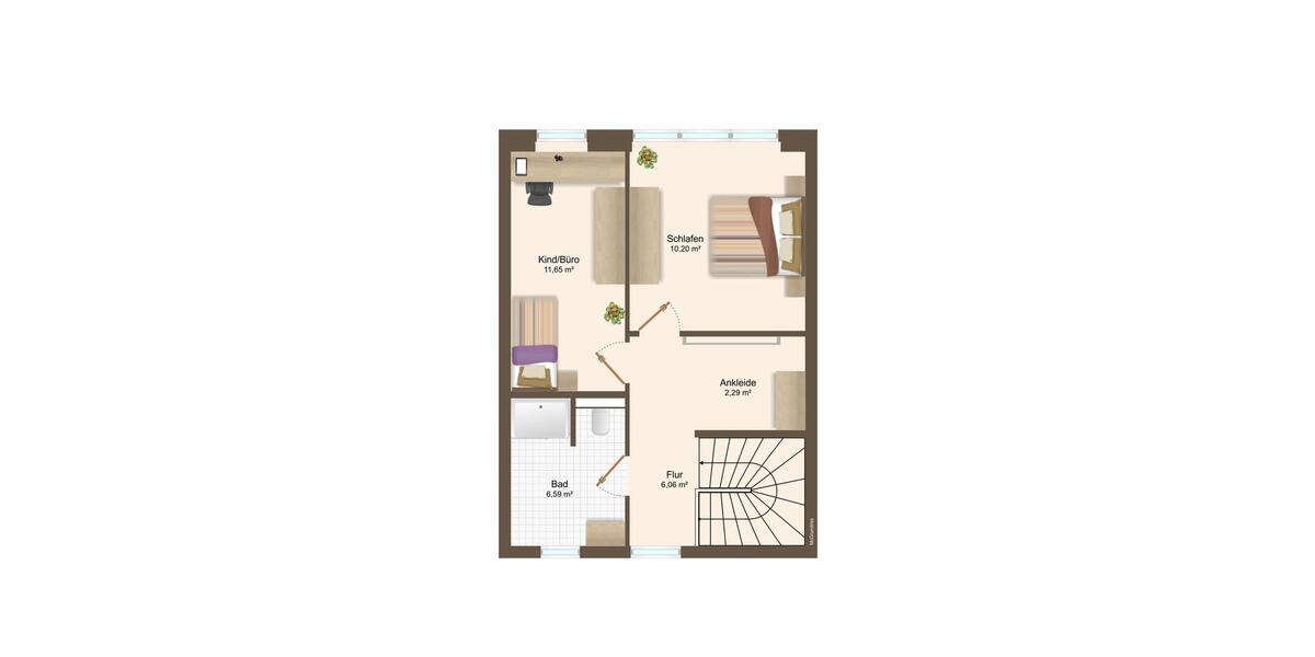Reihenhaus Moisburg - 3 Zimmer, 84 m&sup2;, 1.475&euro; | Angebot:26495933