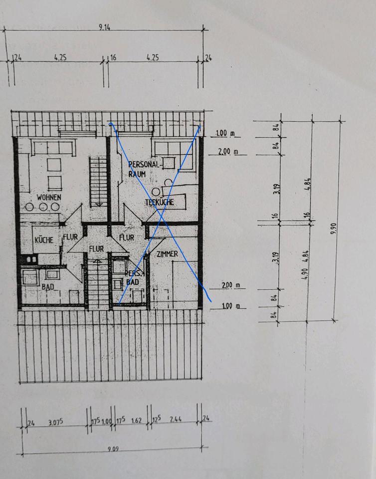 2 Zimmer Maisonette Wohnung Dachgeschoß
