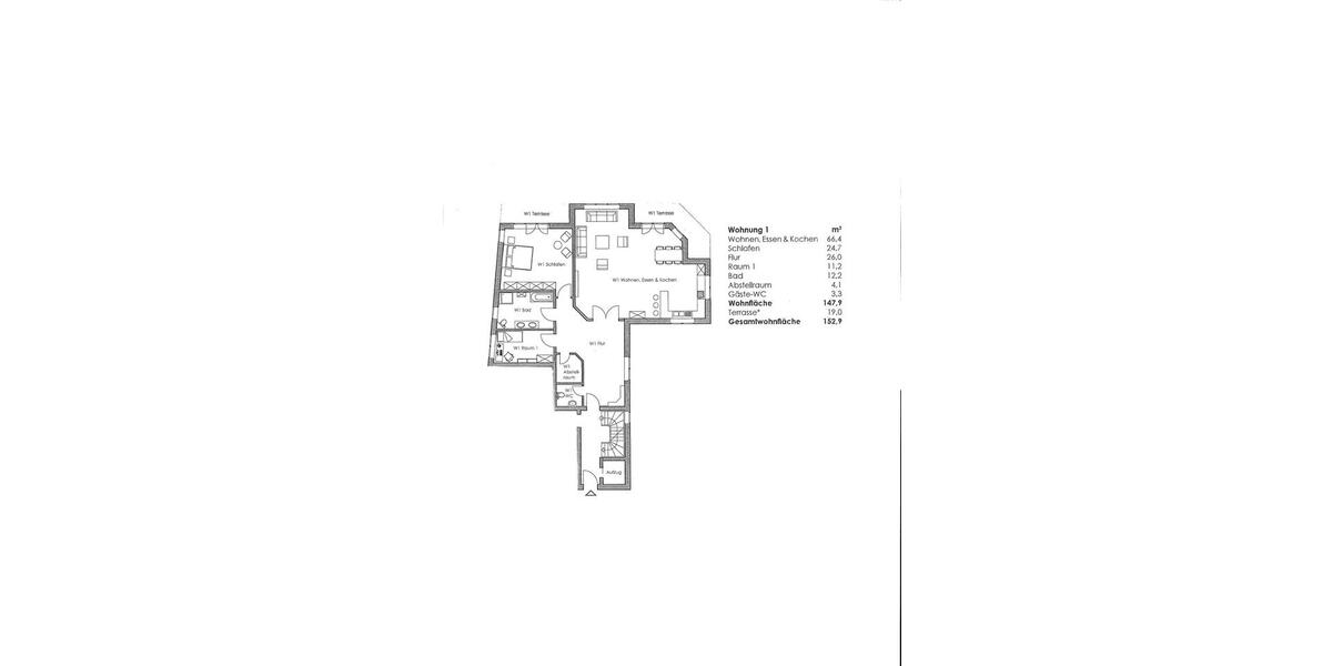 Etagenwohnung Kölln-Reisiek Reisiek - 3 Zimmer, 148 m&sup2;, 1.390&euro; | Angebot:26132631