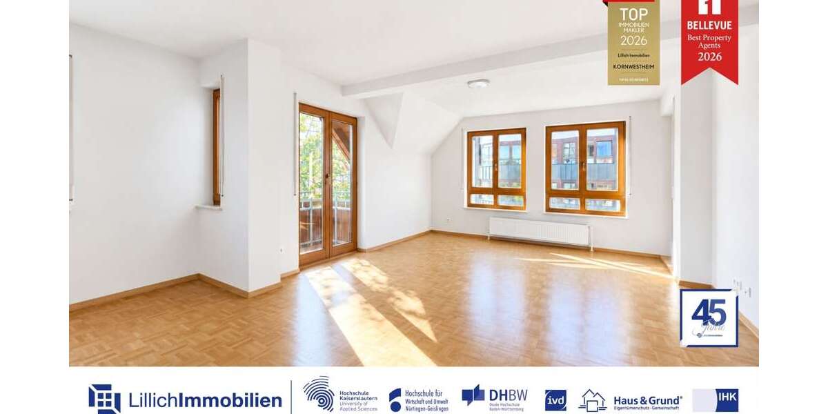 Etagenwohnung Kornwestheim - 4.5 Zimmer, 107 m&sup2;, 1.350&euro; | Angebot:27352012