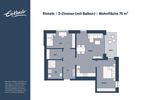 Etagenwohnung Rinteln - 3 Zimmer, 75 m&sup2;, 593&euro; | Angebot:26632528