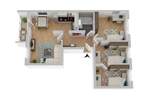 Familienfreundlich & modern: Sanierte Wohnung in bester Lageng ist bereit! 4 zimmer