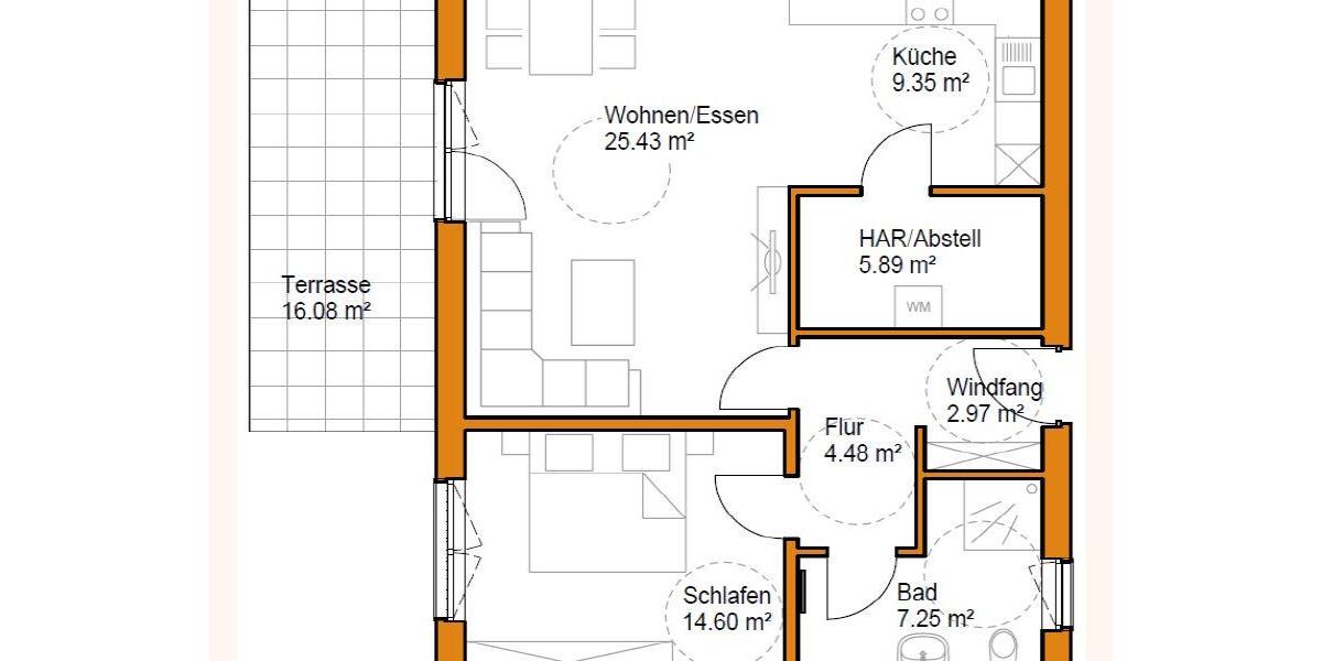 Bungalow Delligsen - 2 Zimmer, 70 m&sup2;, 910&euro; | Angebot:25097910