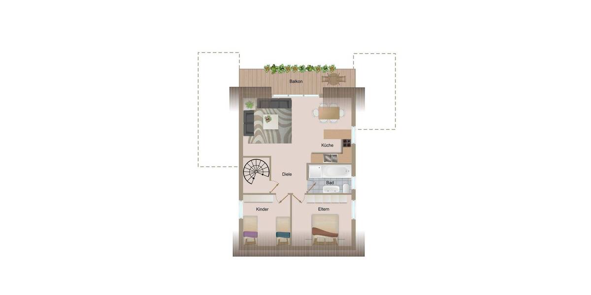 Etagenwohnung Übach-Palenberg Boscheln - 3 Zimmer, 80 m&sup2;, 720&euro; | Angebot:26778301