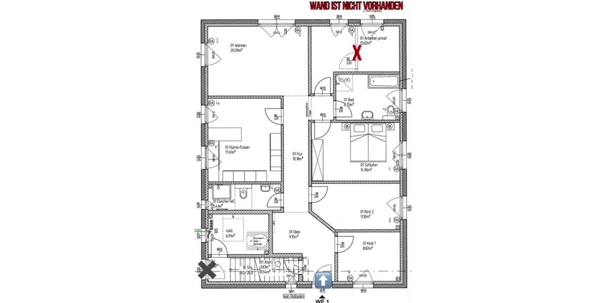 Erdgeschoßwohnung Fredersdorf-Vogelsdorf Vogelsdorf - 4.5 Zimmer, 133 m&sup2;, 1.900&euro; | Angebot:26090768