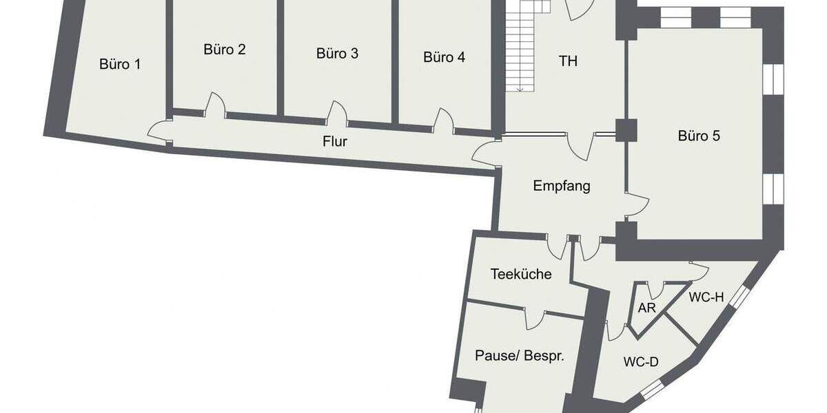 Moderne Büroflächen bis ca. 300 m² - Erstbezug nach Sanierung in der Amberger Altstadt zimmer