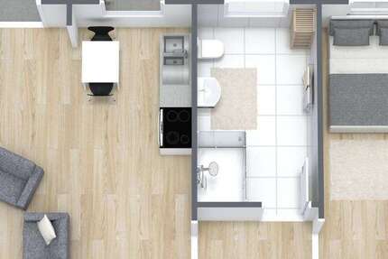 Wohnung zum Mieten in Wernigerode 341,52 € 42.69 m² 2 zimmer