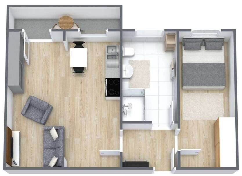 Wohnung zum Mieten in Wernigerode 341,52 € 42.69 m² 2 zimmer