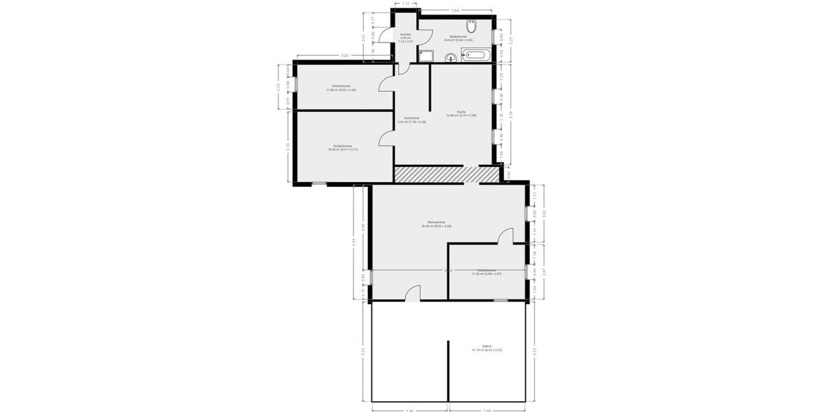 Etagenwohnung Staßfurt - 4 Zimmer, 127 m&sup2;, 585&euro; | Angebot:26373720