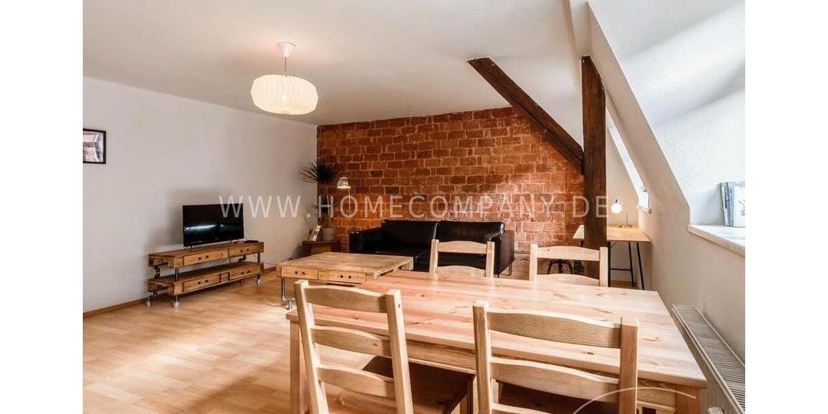 Dachgeschoßwohnung Dresden Neustadt - 2 Zimmer, 60 m&sup2;, 1.400&euro; | Angebot:25988404