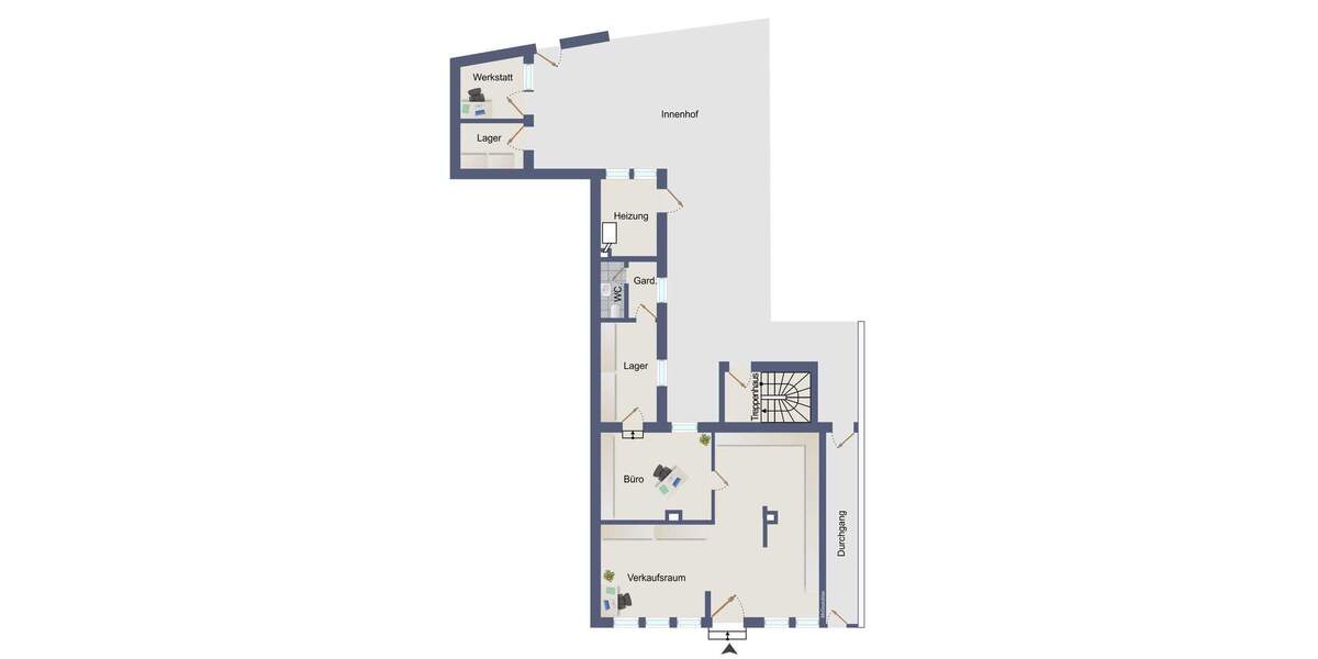 Gewerbeobjekt Lüchow - 3 Zimmer, 420&euro; | Angebot:25687248