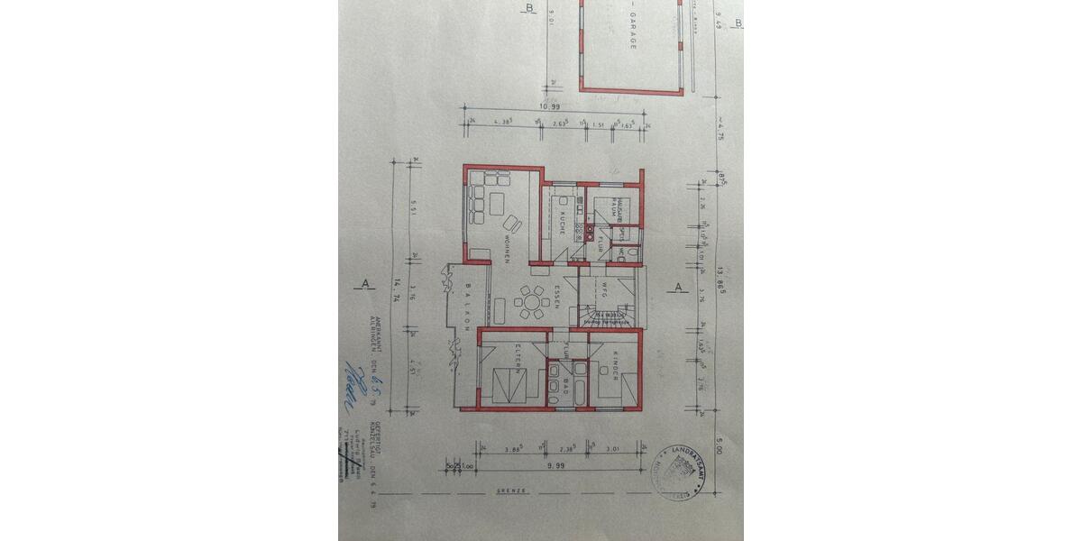 Erdgeschoßwohnung Mulfingen - 5 Zimmer, 1.210&euro; | Angebot:23607769