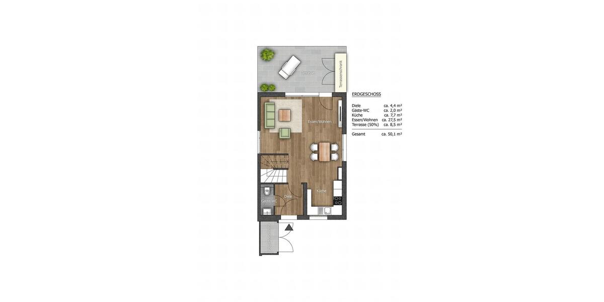 Reihenhaus Nauen - 4 Zimmer, 120 m&sup2;, 1.770&euro; | Angebot:24450705