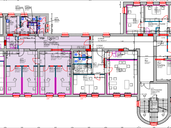 Gewerbeobjekt Hanau Lamboy - 4 Zimmer, 1.750&euro; | Angebot:24973896