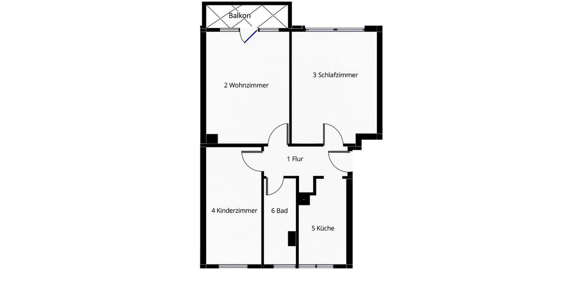 Etagenwohnung Coswig (Anhalt) - 3 Zimmer, 60 m&sup2;, 635&euro; | Angebot:25935268
