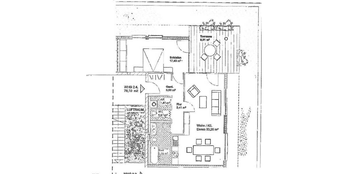 Etagenwohnung Nürnberg Langwasser - 830&euro; | Angebot:26155302