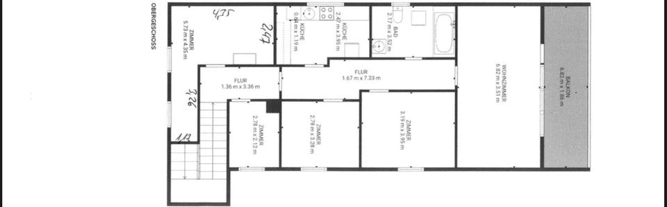 Helle, frisch renovierte 5-Zimmer-Wohnung mit Waldblick Hambühre 5 zimmer