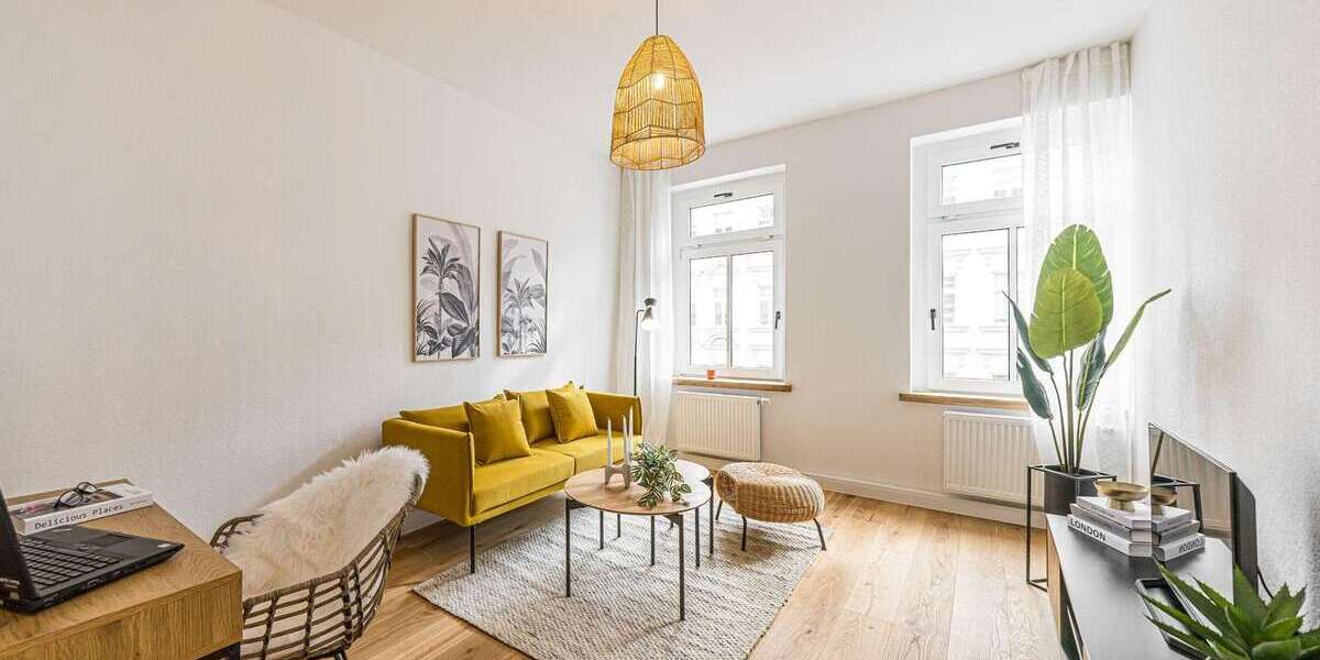 Etagenwohnung Leipzig Mitte - 2 Zimmer, 52 m&sup2;, 665&euro; | Angebot:26216842