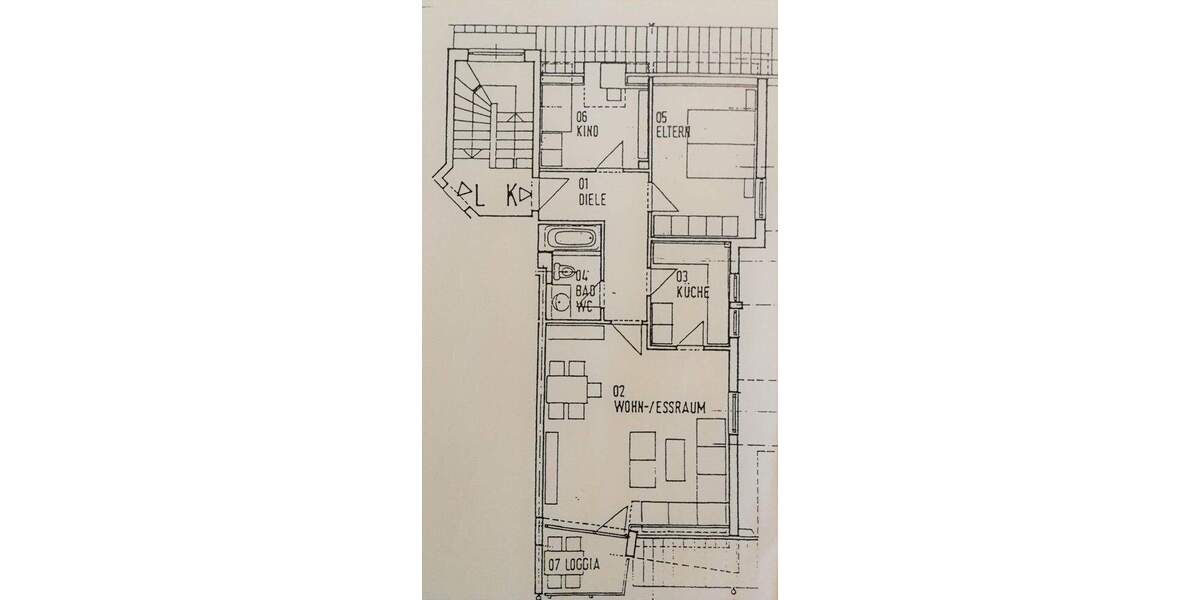 Etagenwohnung Wittlich - 3 Zimmer, 75 m&sup2;, 720&euro; | Angebot:25066545