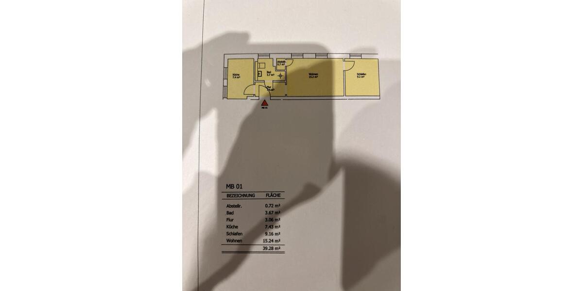 Erdgeschoßwohnung Bad Dürrenberg - 2 Zimmer, 40 m&sup2;, 305&euro; | Angebot:25354498